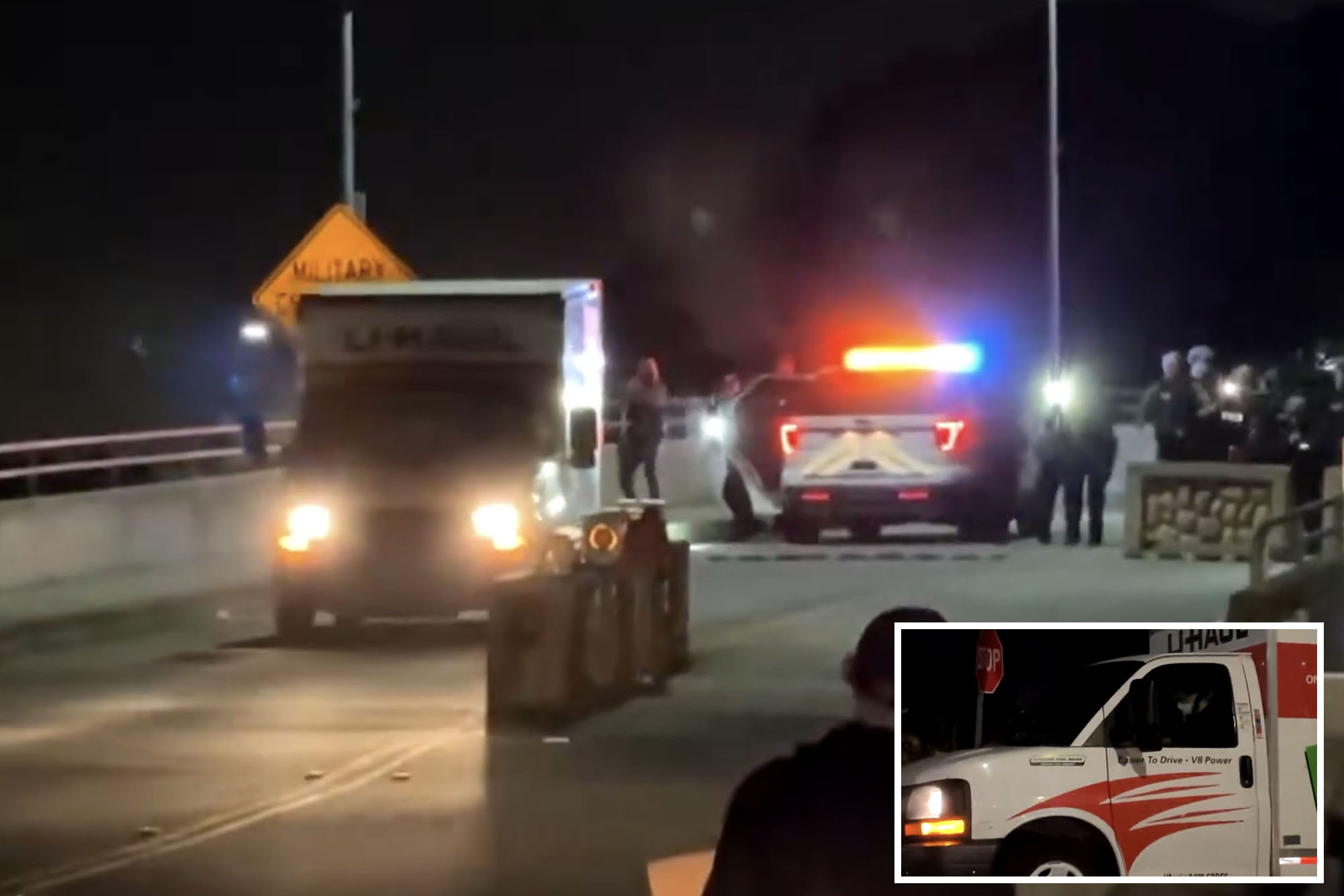 Coast Guard Security Officers Open Fire on U-Haul Truck During Anti-ICE Protest in Alameda, California