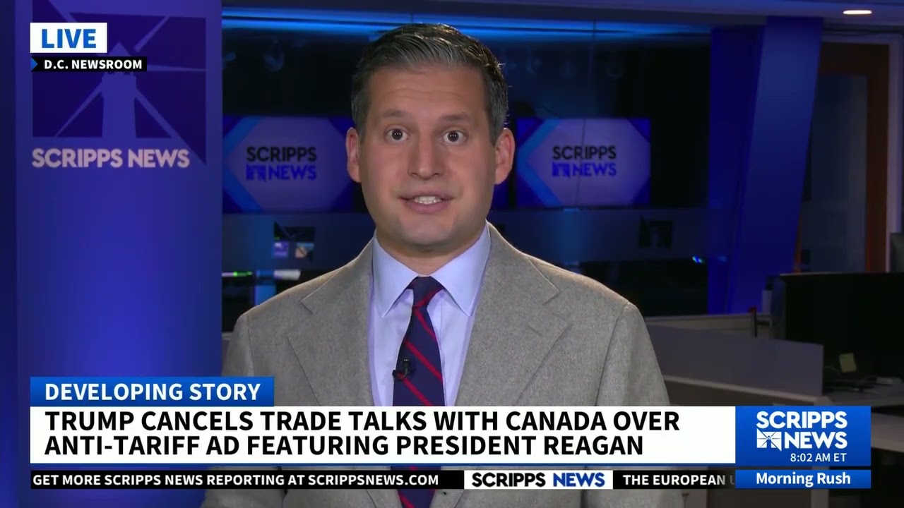 Trump Halts U.S.-Canada Trade Talks Over Ontario’s Misleading Ad Campaign