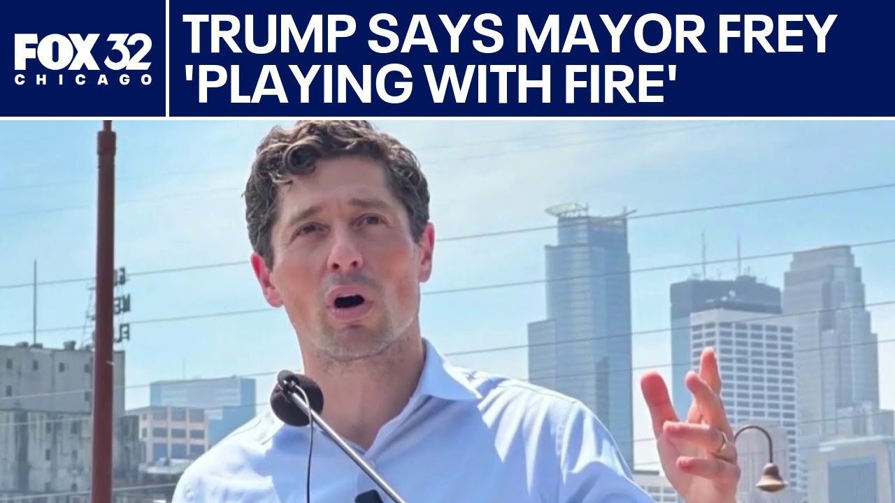 Trump Labels Minneapolis Mayor’s Immigration Stance ‘Playing with Fire’
